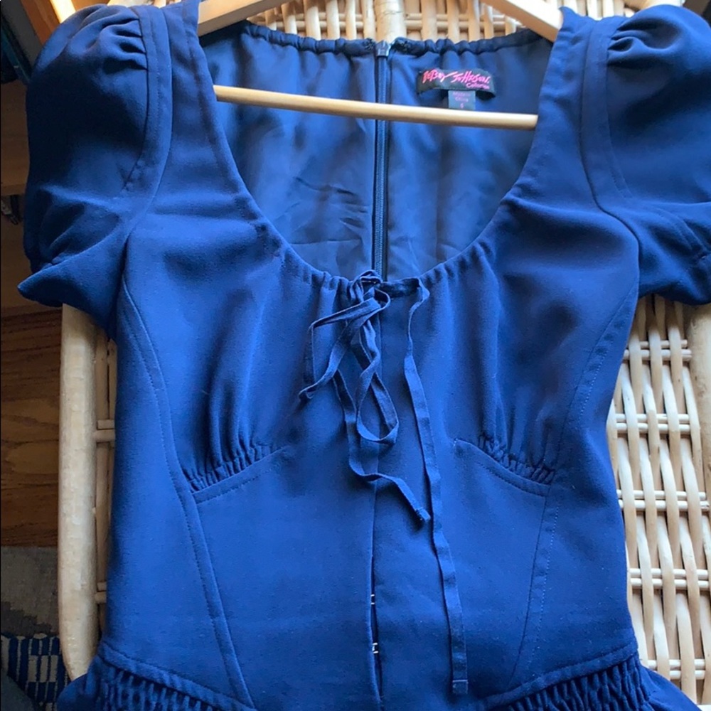 Betsey Johnson corset rockabilly dress